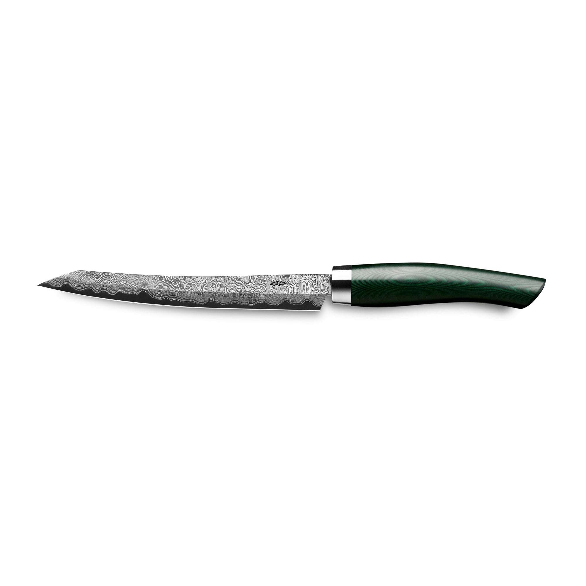 Nesmuk EXKLUSIV Slicer 160 mm Damast Micarta Green