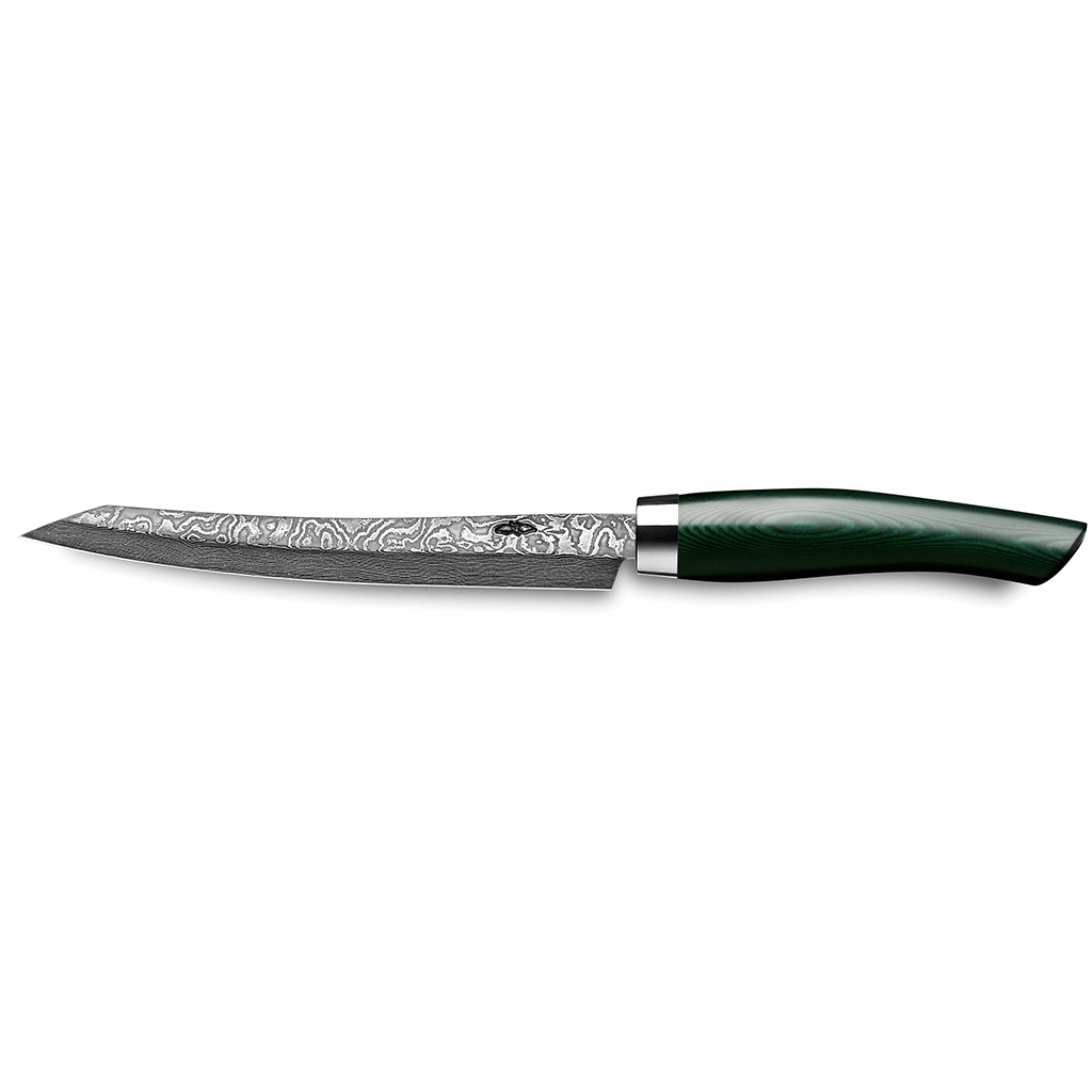 Nesmuk EXKLUSIV Slicer 160 mm Damast Micarta Green