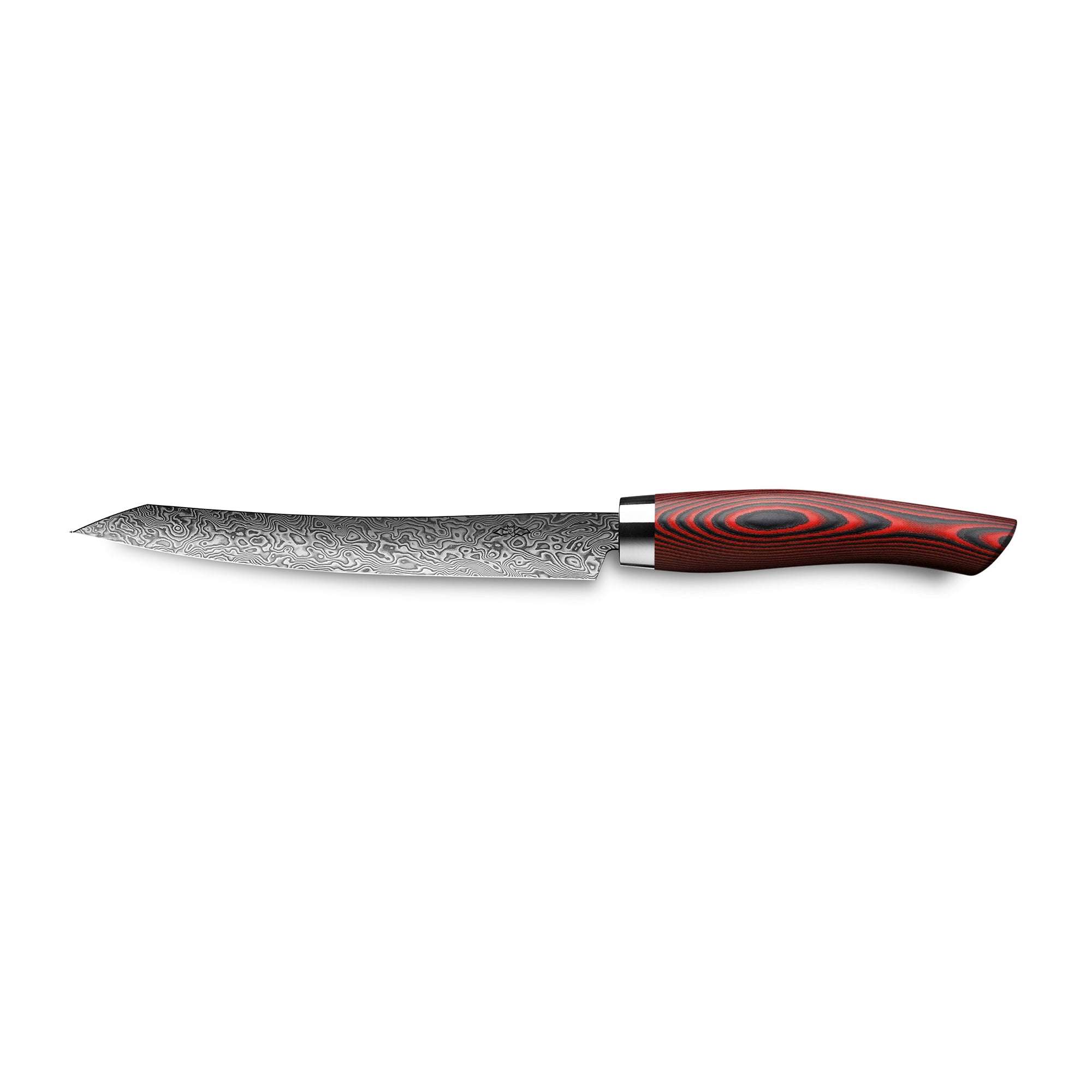 Nesmuk EXKLUSIV Slicer 160 mm Damast Micarta Red