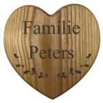 Bild von   herz aus geoelter esche mitteljpg | Individuelle 🎁 persönliche 🎁 personalisierte Geschenke bedruckt ▪ bestickt ▪ graviert