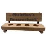 Bild von   holz schnapsbank aus massivholjpg | Individuelle 🎁 persönliche 🎁 personalisierte Geschenke bedruckt ▪ bestickt ▪ graviert
