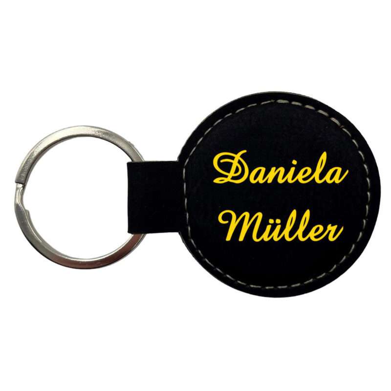 Bild von   schluesselanhaenger kunstlederjpg | Individuelle 🎁 persönliche 🎁 personalisierte Geschenke bedruckt ▪ bestickt ▪ graviert