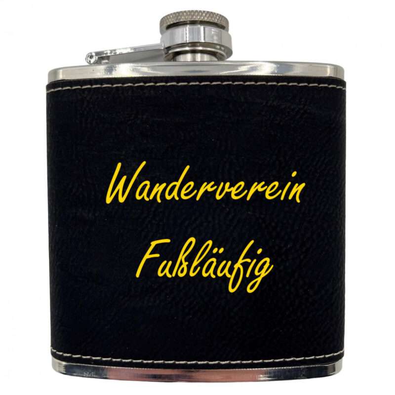Bild von   flachmann mit hochwertigem kunjpg | Individuelle 🎁 persönliche 🎁 personalisierte Geschenke bedruckt ▪ bestickt ▪ graviert