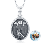 Bild von   sterling silber adler mond sonpng | Individuelle 🎁 persönliche 🎁 personalisierte Geschenke bedruckt ▪ bestickt ▪ graviert