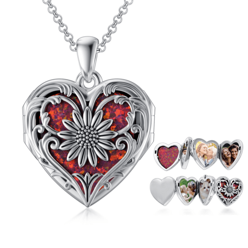 Bild von   sterling silber sonnenblumen hpng | Individuelle 🎁 persönliche 🎁 personalisierte Geschenke bedruckt ▪ bestickt ▪ graviert
