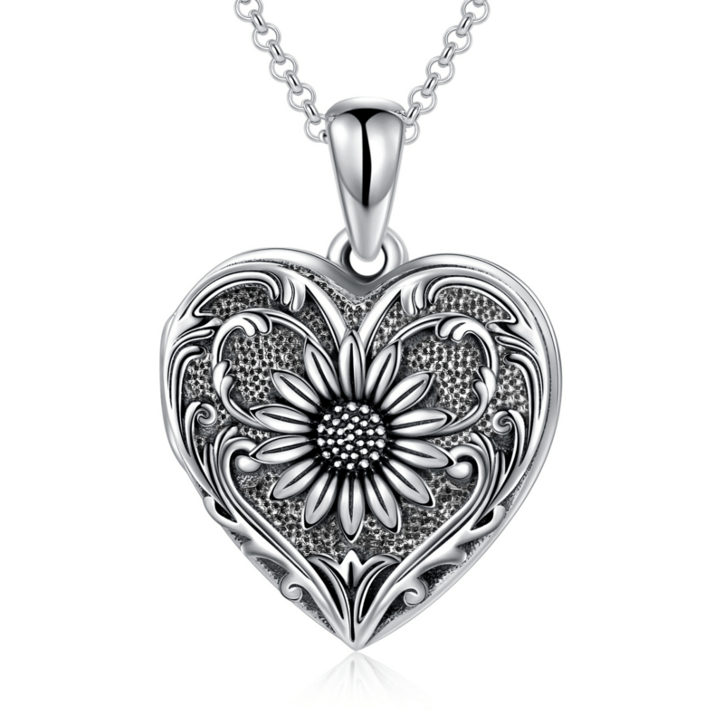 Bild von   sterling silber sonnenblumepng | Individuelle 🎁 persönliche 🎁 personalisierte Geschenke bedruckt ▪ bestickt ▪ graviert