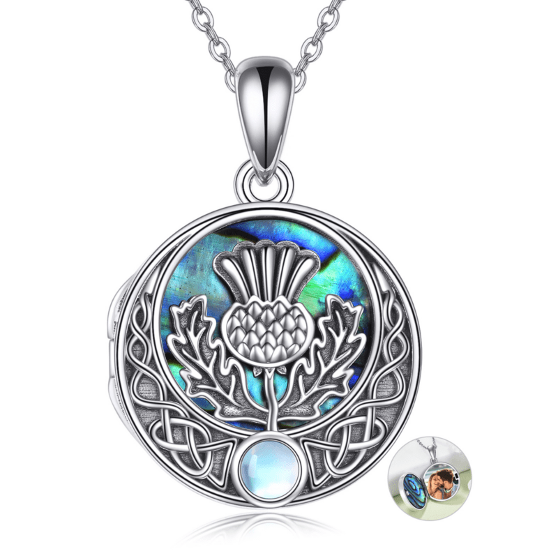 Bild von   sterling silber abalone muschepng | Individuelle 🎁 persönliche 🎁 personalisierte Geschenke bedruckt ▪ bestickt ▪ graviert