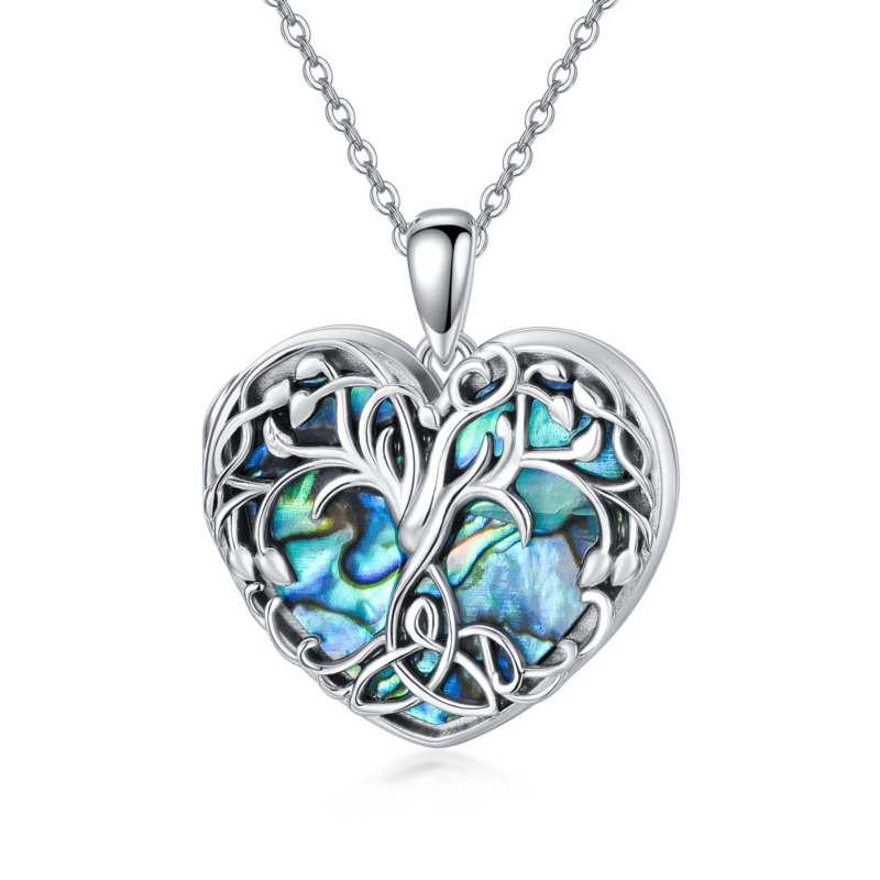 Bild von   sterling silber abalone muschepng | Individuelle 🎁 persönliche 🎁 personalisierte Geschenke bedruckt ▪ bestickt ▪ graviert