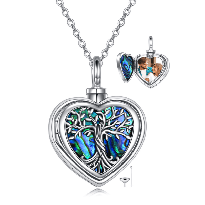 Bild von   sterling silber abalone muschepng | Individuelle 🎁 persönliche 🎁 personalisierte Geschenke bedruckt ▪ bestickt ▪ graviert