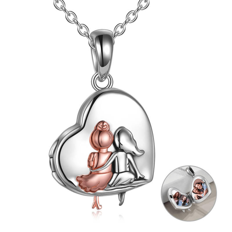 Bild von   sterling silber zweifarbig schpng | Individuelle 🎁 persönliche 🎁 personalisierte Geschenke bedruckt ▪ bestickt ▪ graviert