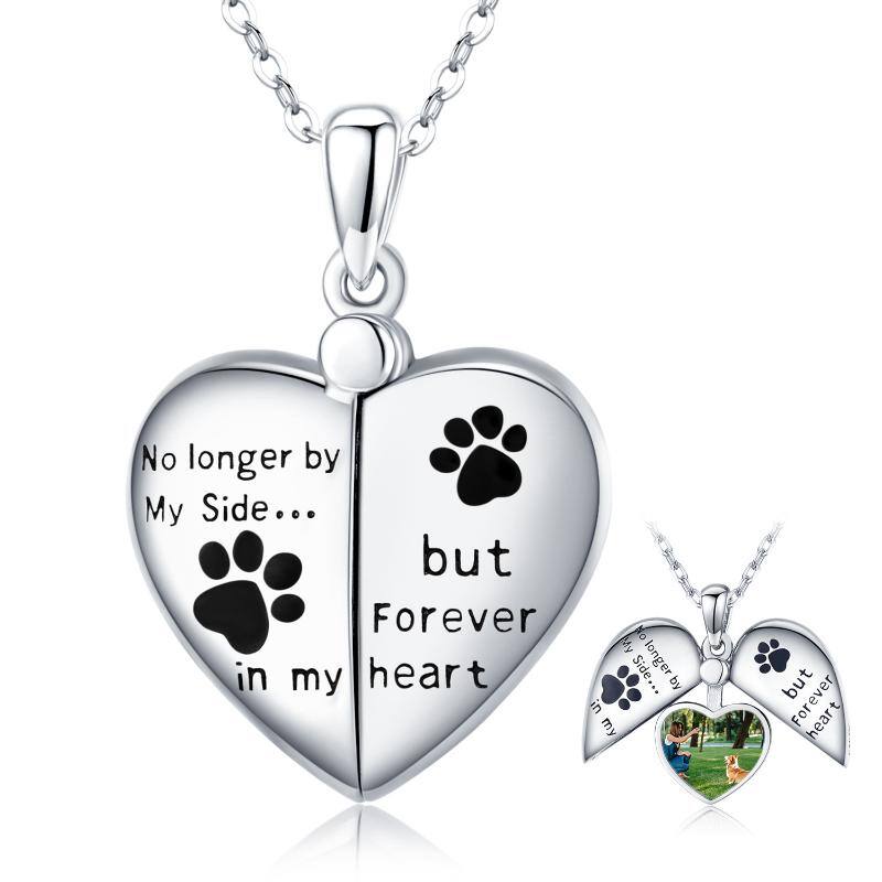Bild von   sterling silber hund katze pfopng | Individuelle 🎁 persönliche 🎁 personalisierte Geschenke bedruckt ▪ bestickt ▪ graviert
