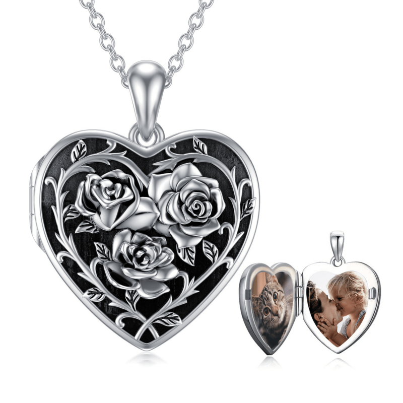 Bild von   personalisierte medaillon halspng | Individuelle 🎁 persönliche 🎁 personalisierte Geschenke bedruckt ▪ bestickt ▪ graviert