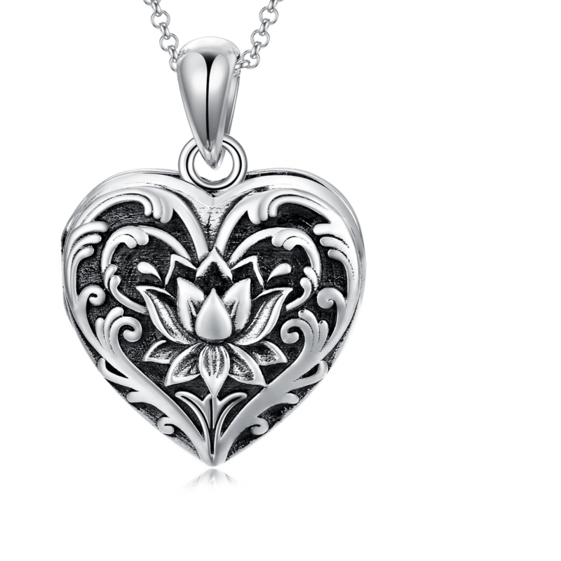 Bild von   sterling silber lotus personalpng | Individuelle 🎁 persönliche 🎁 personalisierte Geschenke bedruckt ▪ bestickt ▪ graviert