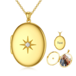 Bild von   gold vermeil kreis zirkon sterpng | Individuelle 🎁 persönliche 🎁 personalisierte Geschenke bedruckt ▪ bestickt ▪ graviert