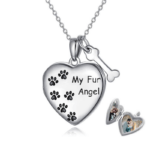 Bild von   sterling silber paw bone heapng | Individuelle 🎁 persönliche 🎁 personalisierte Geschenke bedruckt ▪ bestickt ▪ graviert