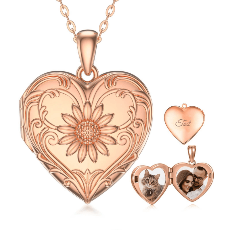 Bild von   sterling silber mit rose vergopng | Individuelle 🎁 persönliche 🎁 personalisierte Geschenke bedruckt ▪ bestickt ▪ graviert