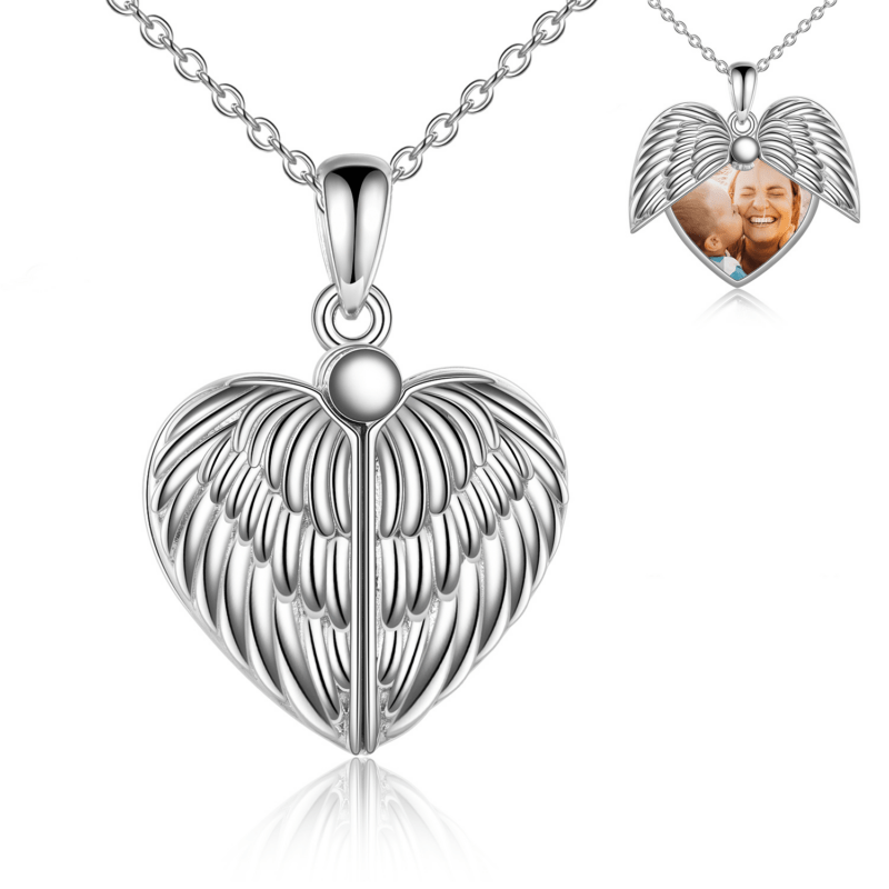 Bild von   sterling silber angel wings pepng | Individuelle 🎁 persönliche 🎁 personalisierte Geschenke bedruckt ▪ bestickt ▪ graviert
