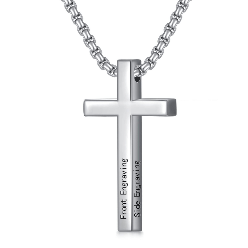 Bild von   halskette mit kreuzanhaenger apng | Individuelle 🎁 persönliche 🎁 personalisierte Geschenke bedruckt ▪ bestickt ▪ graviert