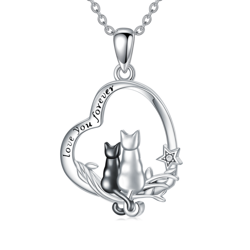 Bild von   zweifarbige halskette aus sterpng | Individuelle 🎁 persönliche 🎁 personalisierte Geschenke bedruckt ▪ bestickt ▪ graviert
