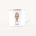 Bild von   emaille tasse bauarbeiterinjpg | Individuelle 🎁 persönliche 🎁 personalisierte Geschenke bedruckt ▪ bestickt ▪ graviert