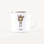 Bild von   emaille tasse cowgirljpg | Individuelle 🎁 persönliche 🎁 personalisierte Geschenke bedruckt ▪ bestickt ▪ graviert