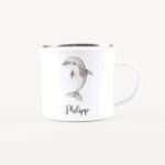 Bild von   emaille tasse delfinjpg | Individuelle 🎁 persönliche 🎁 personalisierte Geschenke bedruckt ▪ bestickt ▪ graviert