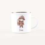Bild von   emaille tasse feuerwehrmannjpg | Individuelle 🎁 persönliche 🎁 personalisierte Geschenke bedruckt ▪ bestickt ▪ graviert