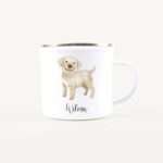 Bild von   emaille tasse hundjpg | Individuelle 🎁 persönliche 🎁 personalisierte Geschenke bedruckt ▪ bestickt ▪ graviert