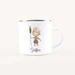 Bild von   emaille tasse indianerjpg | Individuelle 🎁 persönliche 🎁 personalisierte Geschenke bedruckt ▪ bestickt ▪ graviert
