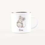 Bild von   emaille tasse mausjpg | Individuelle 🎁 persönliche 🎁 personalisierte Geschenke bedruckt ▪ bestickt ▪ graviert