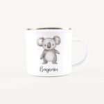 Bild von   emaille tasse koalajpg | Individuelle 🎁 persönliche 🎁 personalisierte Geschenke bedruckt ▪ bestickt ▪ graviert
