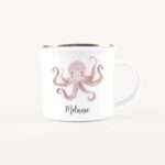 Bild von   emaille tasse krakejpg | Individuelle 🎁 persönliche 🎁 personalisierte Geschenke bedruckt ▪ bestickt ▪ graviert