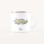 Bild von   emaille tasse krokodiljpg | Individuelle 🎁 persönliche 🎁 personalisierte Geschenke bedruckt ▪ bestickt ▪ graviert