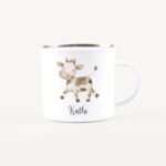 Bild von   emaille tasse kuhjpg | Individuelle 🎁 persönliche 🎁 personalisierte Geschenke bedruckt ▪ bestickt ▪ graviert