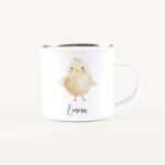 Bild von   emaille tasse kuekenjpg | Individuelle 🎁 persönliche 🎁 personalisierte Geschenke bedruckt ▪ bestickt ▪ graviert