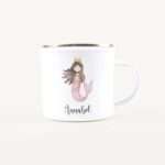 Bild von   emaille tasse meerjungfrau rosjpg | Individuelle 🎁 persönliche 🎁 personalisierte Geschenke bedruckt ▪ bestickt ▪ graviert