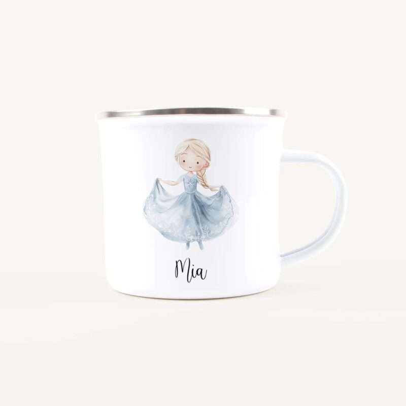 Bild von   emaille tasse eiskoeniginjpg | Individuelle 🎁 persönliche 🎁 personalisierte Geschenke bedruckt ▪ bestickt ▪ graviert