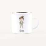 Bild von   emaille tasse pfadfinderinjpg | Individuelle 🎁 persönliche 🎁 personalisierte Geschenke bedruckt ▪ bestickt ▪ graviert