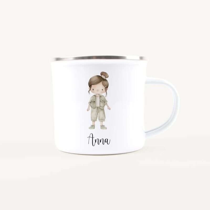 Bild von   emaille tasse pfadfinderinjpg | Individuelle 🎁 persönliche 🎁 personalisierte Geschenke bedruckt ▪ bestickt ▪ graviert