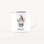 Bild von   emaille tasse wichteljpg | Individuelle 🎁 persönliche 🎁 personalisierte Geschenke bedruckt ▪ bestickt ▪ graviert