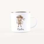 Bild von   emaille tasse piratinjpg | Individuelle 🎁 persönliche 🎁 personalisierte Geschenke bedruckt ▪ bestickt ▪ graviert