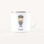 Bild von   emaille tasse polizistinjpg | Individuelle 🎁 persönliche 🎁 personalisierte Geschenke bedruckt ▪ bestickt ▪ graviert