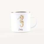 Bild von   emaille tasse seepferdchenjpg | Individuelle 🎁 persönliche 🎁 personalisierte Geschenke bedruckt ▪ bestickt ▪ graviert