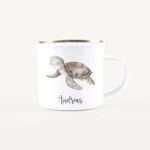 Bild von   emaille tasse schildkroetejpg | Individuelle 🎁 persönliche 🎁 personalisierte Geschenke bedruckt ▪ bestickt ▪ graviert