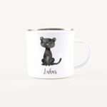Bild von   emaille tasse pantherjpg | Individuelle 🎁 persönliche 🎁 personalisierte Geschenke bedruckt ▪ bestickt ▪ graviert