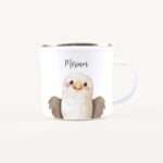 Bild von   emaille tasse adler portraitjpg | Individuelle 🎁 persönliche 🎁 personalisierte Geschenke bedruckt ▪ bestickt ▪ graviert