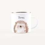 Bild von   emaille tasse igel portraitjpg | Individuelle 🎁 persönliche 🎁 personalisierte Geschenke bedruckt ▪ bestickt ▪ graviert