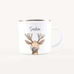 Bild von   emaille tasse rentier portraitjpg | Individuelle 🎁 persönliche 🎁 personalisierte Geschenke bedruckt ▪ bestickt ▪ graviert