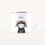 Bild von   emaille tasse widder portraitjpg | Individuelle 🎁 persönliche 🎁 personalisierte Geschenke bedruckt ▪ bestickt ▪ graviert