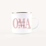Bild von   emaille tasse oma seitjpg | Individuelle 🎁 persönliche 🎁 personalisierte Geschenke bedruckt ▪ bestickt ▪ graviert
